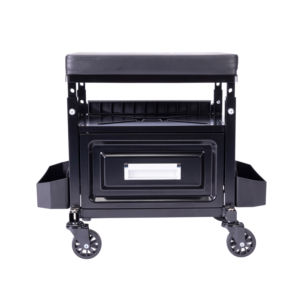 SGS Heavy Duty Adjustable Mechanics Seat with Drawer and Side Trays
